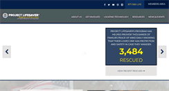 Desktop Screenshot of projectlifesaver.org