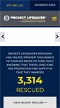 Mobile Screenshot of projectlifesaver.org
